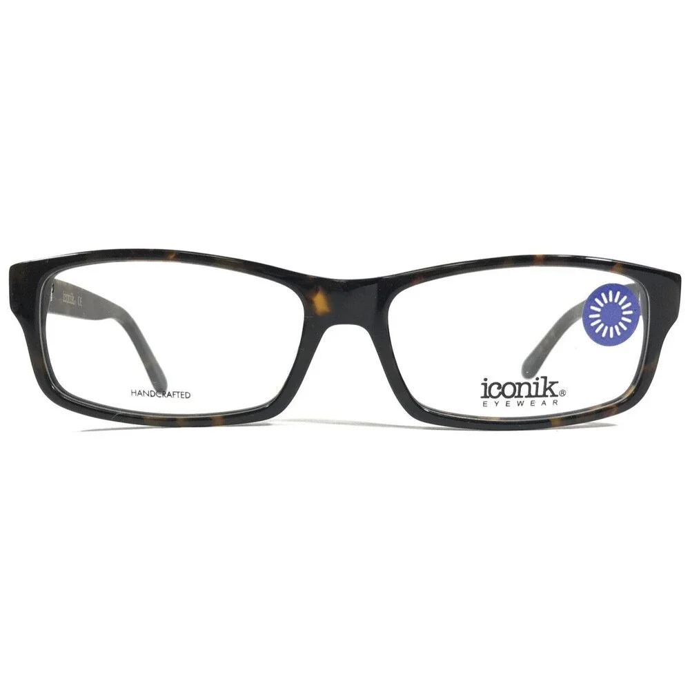Iconik Eyeglasses Frames Spencer C02 Tortoise Rectangular Full Rim 54-16-140